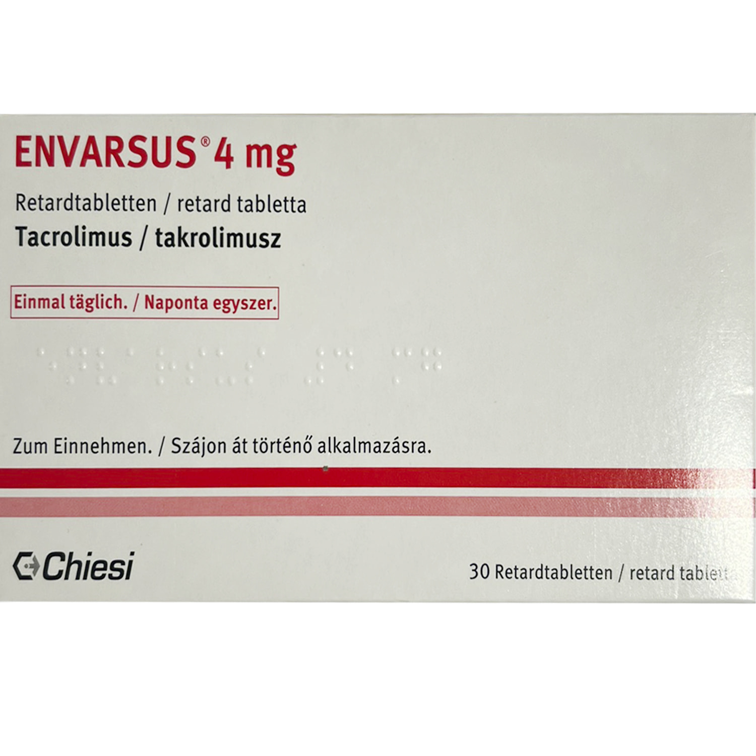 Енварсус таблетки пролонгированої дії по 4 мг 3 блістера по 10 шт
